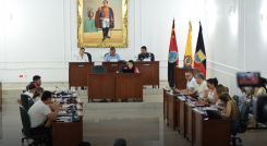 Sesión de la Asamblea Departamental.