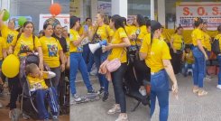 Están jugando con la salud de nuestros hijos: madres de niños en condición de discapacidad protestan en las sedes de la Nueva EPS 