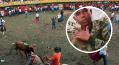 Joven soldado murió en una corraleja