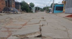 El principal problema en el barrio Belisario son las malas vías