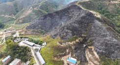 El intenso verano facilita la propagación de las llamas en zona rural de Ocaña.