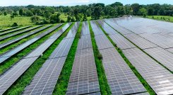 Proyecto solar en La Esperanza. / Foto cortesía