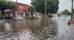 Fuertes lluvias causan inundaciones en Cúcuta