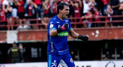 Federico Abadía, arquero del Cúcuta Deportivo. 