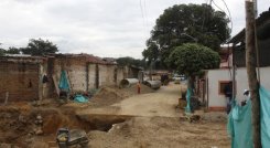 La reparación a la calle 22 de Santander empezó en diciembre