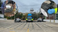 Cocaína encaletada en llantas