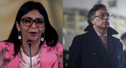 Delcy y Petro