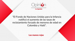 Las manos rojas