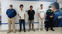 Expulsan a tres venezolanos capturados en Bucaramanga: tenían 28 anotaciones judiciales