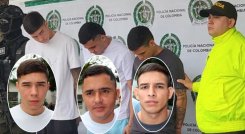 Ronald Cárdenas, Yeiner Castellanos y César Montes fueron enviados a la cárcel. / Foto cortesía