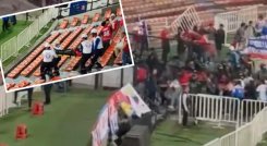 Desmanes en el partido Medellín vs. Junior 