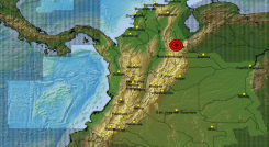 Temblor en Colambia