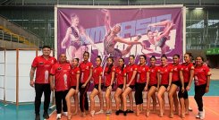 La selección Norte de gimnasia rítmica tuvo una buena presentación en Medellín.