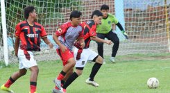 La selección prejuvenil Sub-17 de Norte, fue soprendida por los sanandresanos en la segunda fecha del Zonal en Bogotá/. Foto archivo