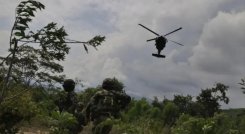 Disidencias intentaron derribar helicóptero que trasladaba a un cabecilla en el Cauca