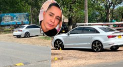 Gabriel Peñaloza recibió varios disparos cuando se movilizaba en su vehículo.