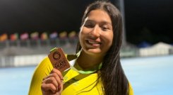 Ashly Acevedo se destacó en Italia con dos preseas.