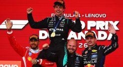 El italiano Kimi Antonelli (Mercedes Petronas) voló en Montreal.