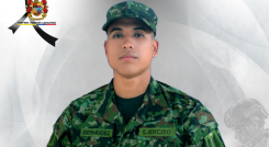 Aldair Bermúdez Rodríguez fue asesinado con drones en un ataque del Eln