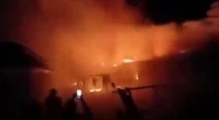 Incendio en Kenia