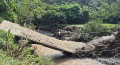 A revisión puentes tras la avalancha del río Tejo en Ocaña.