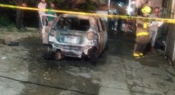 Taxi Incinerado
