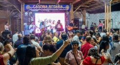 Las veladas culturales de Aguas Kpital se convirtieron en un encuentro de familia, amigos y vecinos todas las semanas./Foto: Cortesía