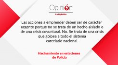 Editorial-17-06-26-Hacinamiento en estaciones de Policía