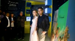 Falcao y Lorelei su esposa. Foto: Colprensa