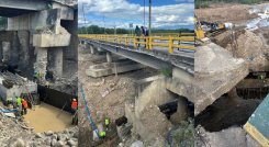 OBRAS EN EL PUENTE FRANCISCO DE PAULA SANTANDER / FOTOS: CORTESÍA 