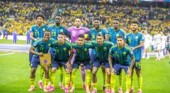 Así saltó el equipo nacional a la cancha