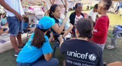 Unicef, terremotos en Venezuela. Foto: Unicef. El Colombiano.