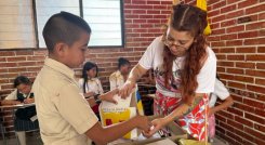 Centro de Memoria Itinerante del Mineducación llegó a Bucarasica/Foto: Cortesía