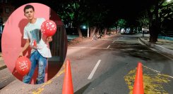 Keinner Andrey Tarazona Quiroz, de 20 años, murió en un accidente de tránsito en la avenida Los Libertadores. / Foto: cortesía