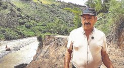 La comunidad a lo largo de la carretera La Soberanía exigió soluciones inmediatas y reales./Foto: Cortesía