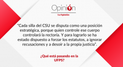 ¿Qué está pasando en la UFPS?