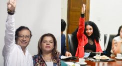 Exesposa de Petro y Juliana Guerrero. Fotos: Colprensa.