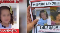 Niña desaparecida en Venezuela, tras terremotos. Foto: captura de pantalla X: @OrlvndoA. El Universal.