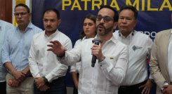 Presidente electo Abelardo de la Espriella en el Empalme Territorial en Cúcuta./Foto Cortesía Juan Pablo Bayona
