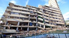 La capital venezolana sufrió graves afectaciones en edificios importantes. 