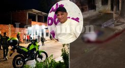 : El cuerpo del transportador quedó tendido sobre el pavimento, mientras la lluvia caía intensamente sobre la escena del crimen. / Foto: cortesía