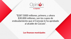 Las finanzas municipales.