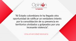 Una universidad necesaria