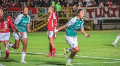 El Deportivo Cali con un fútbol contundente venció a las Leonas 2-3. 