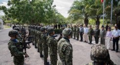 La Fuerza Pública retoma la seguridad en el corregimiento de Guamalito de El Carmen.