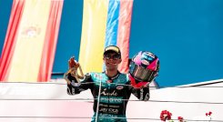 David Alonso subió al podio en Austria y ascendió puestos en la general