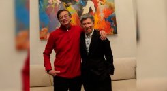 Gustavo Petro y Claudia Lopez