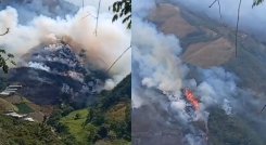 Dos incendios forestales mantienen en alerta a comunidades de Norte de Santander
