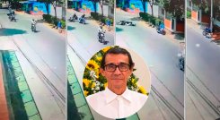 El choque entre dos motociclistas terminó con la vida del peatón Álvaro Martín Buitrago Gómez. / Foto: cortesía