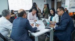 La diligencia de conciliación se llevo a cabo en la sede de Confaoriente./Foto: Cortesía